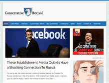 Tablet Screenshot of conservativerevival.com